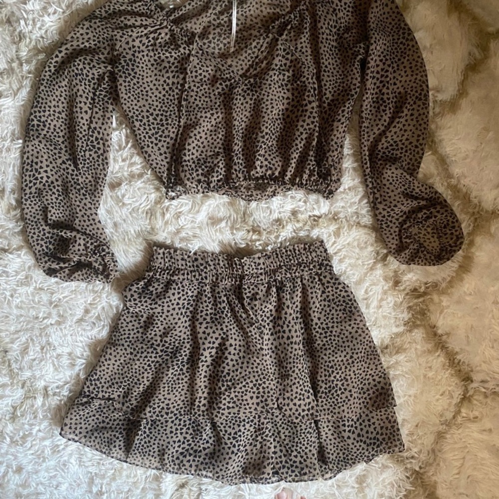 Free people Top and Skirt Set
